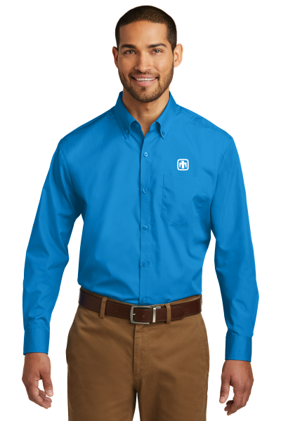 Port Authority® Long Sleeve Carefree Poplin Shirt