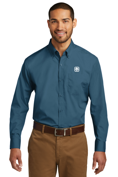 Port Authority® Long Sleeve Carefree Poplin Shirt