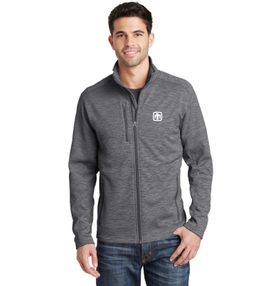 Port Authority® Digi Stripe Fleece Jacket