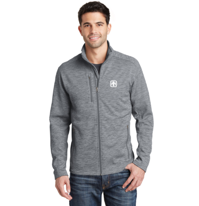 Port Authority® Digi Stripe Fleece Jacket