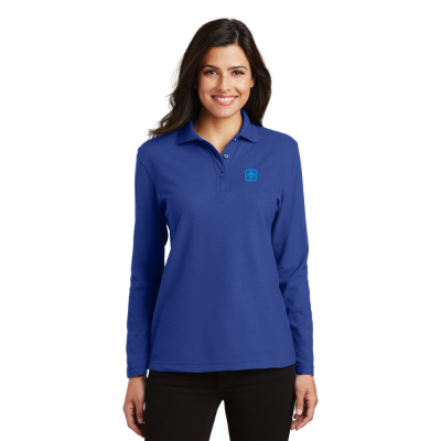 Port Authority® Ladies Silk Touch™ Long Sleeve Polo