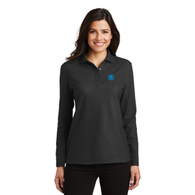 Port Authority® Ladies Silk Touch™ Long Sleeve Polo