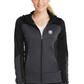 Sport-Tek® Ladies Tech Fleece Colorblock Full-Zip Hooded Jacket