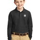 Port Authority® Youth Silk Touch™ Long Sleeve Polo