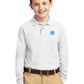Port Authority® Youth Silk Touch™ Long Sleeve Polo