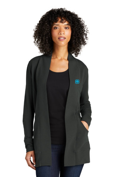 Port Authority® Ladies Microterry Cardigan